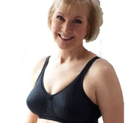 American Breast Care Rose Bra,  Black | ABC 103 Bra | Popular Mastectomy Bra