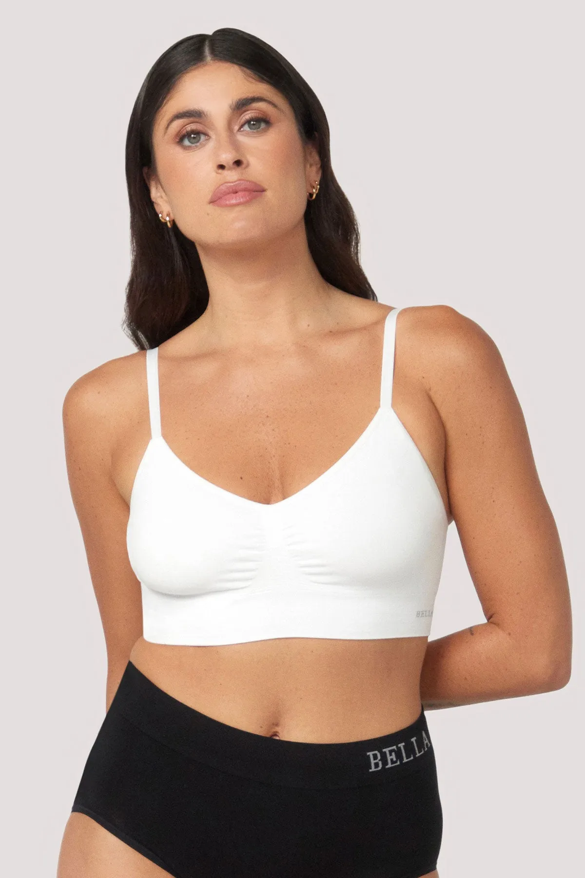 Bamboo Skinny Strap Convertible Bra 2pk