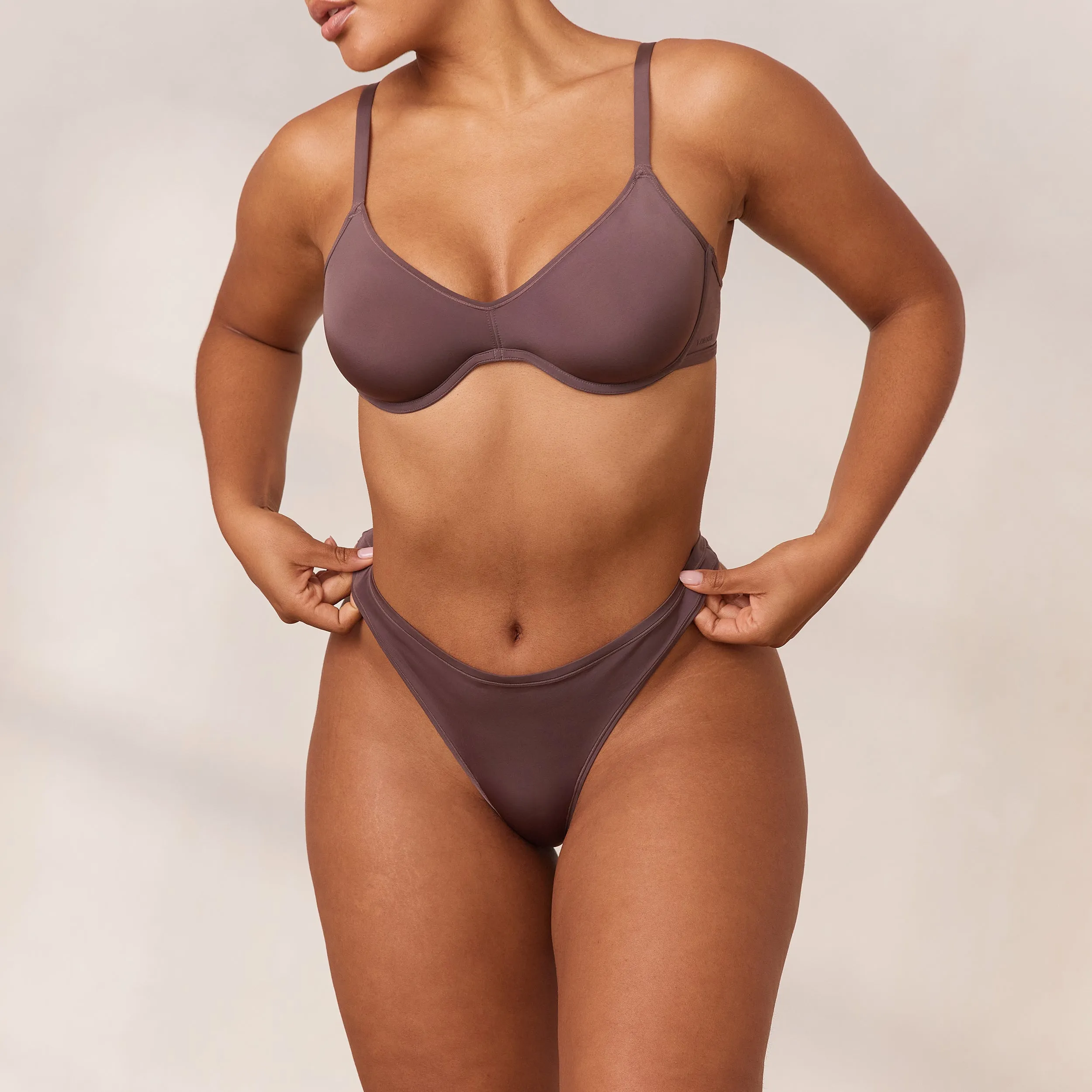 Barely There Plunge Bra - Damson