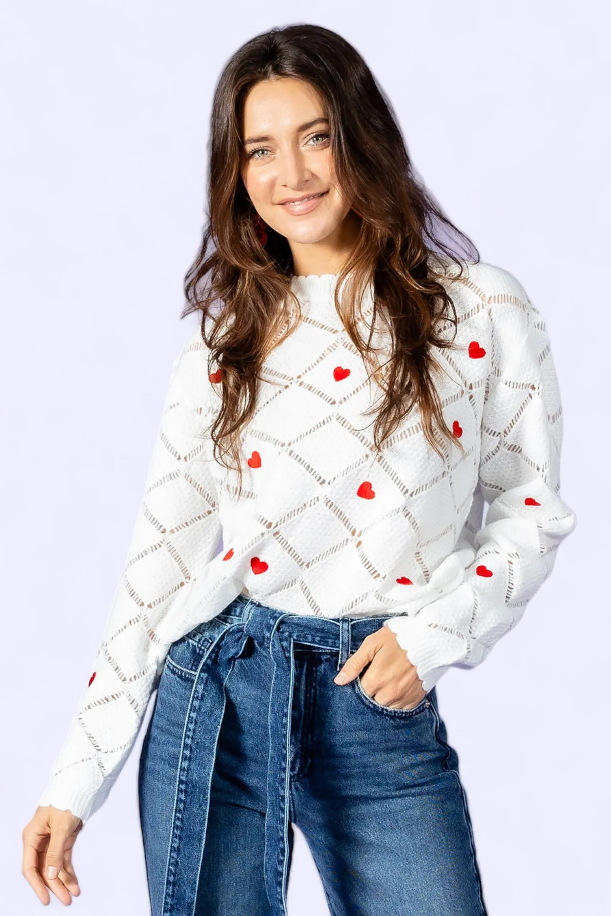 Be My Valentine Heart Sweater