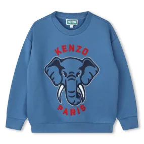 Blue Elephant Sweatshirt