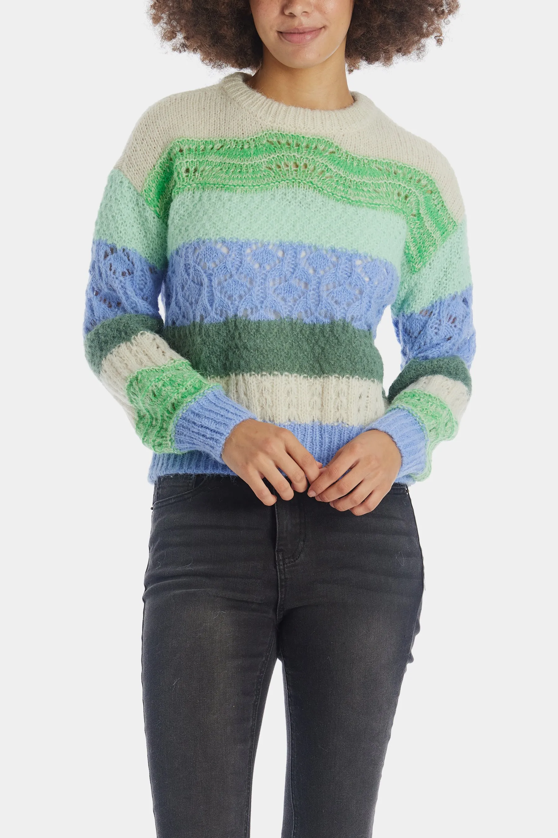 Boho O-Neck Sweater