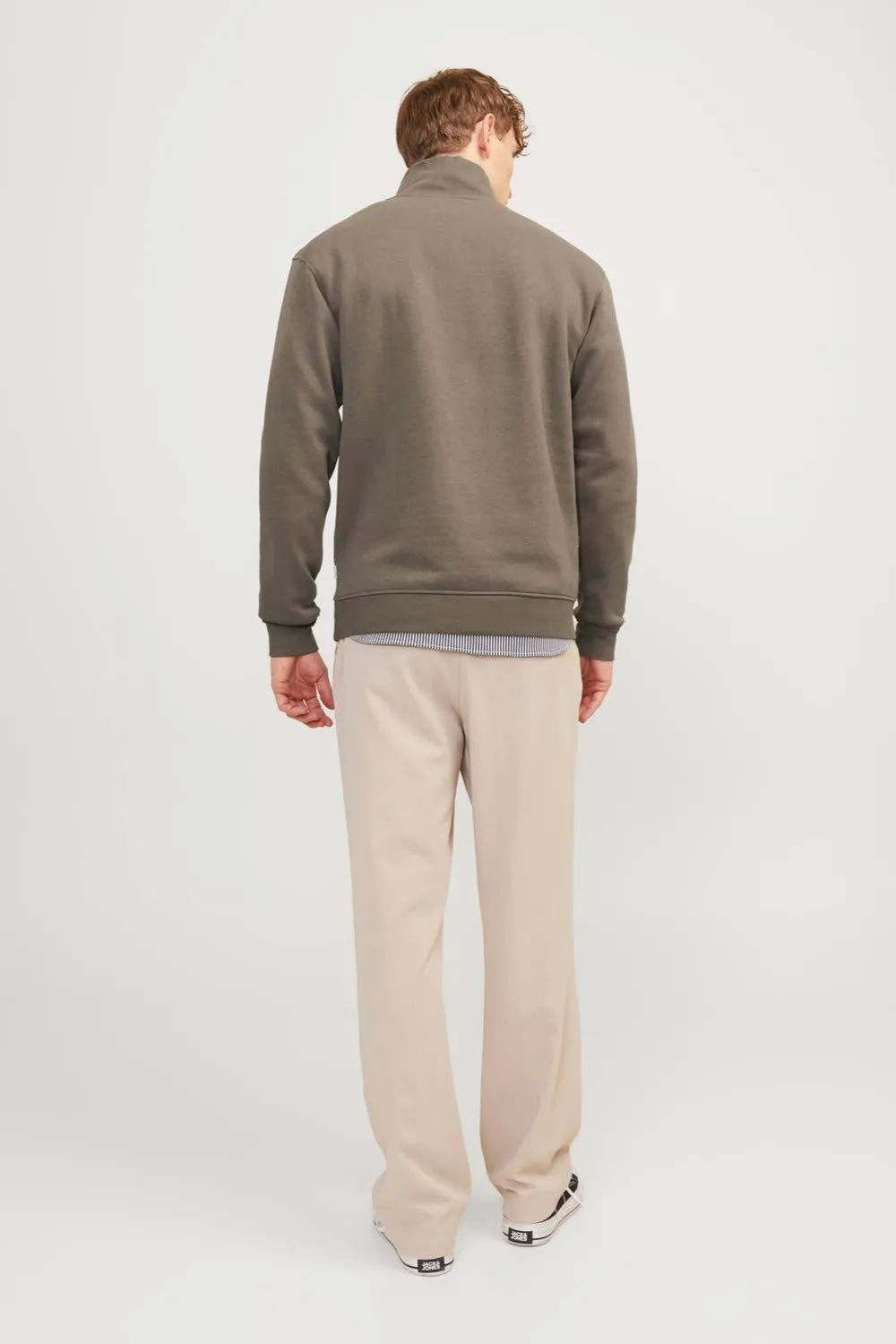 Bradley Sweat Half Zip - Bungee Cord