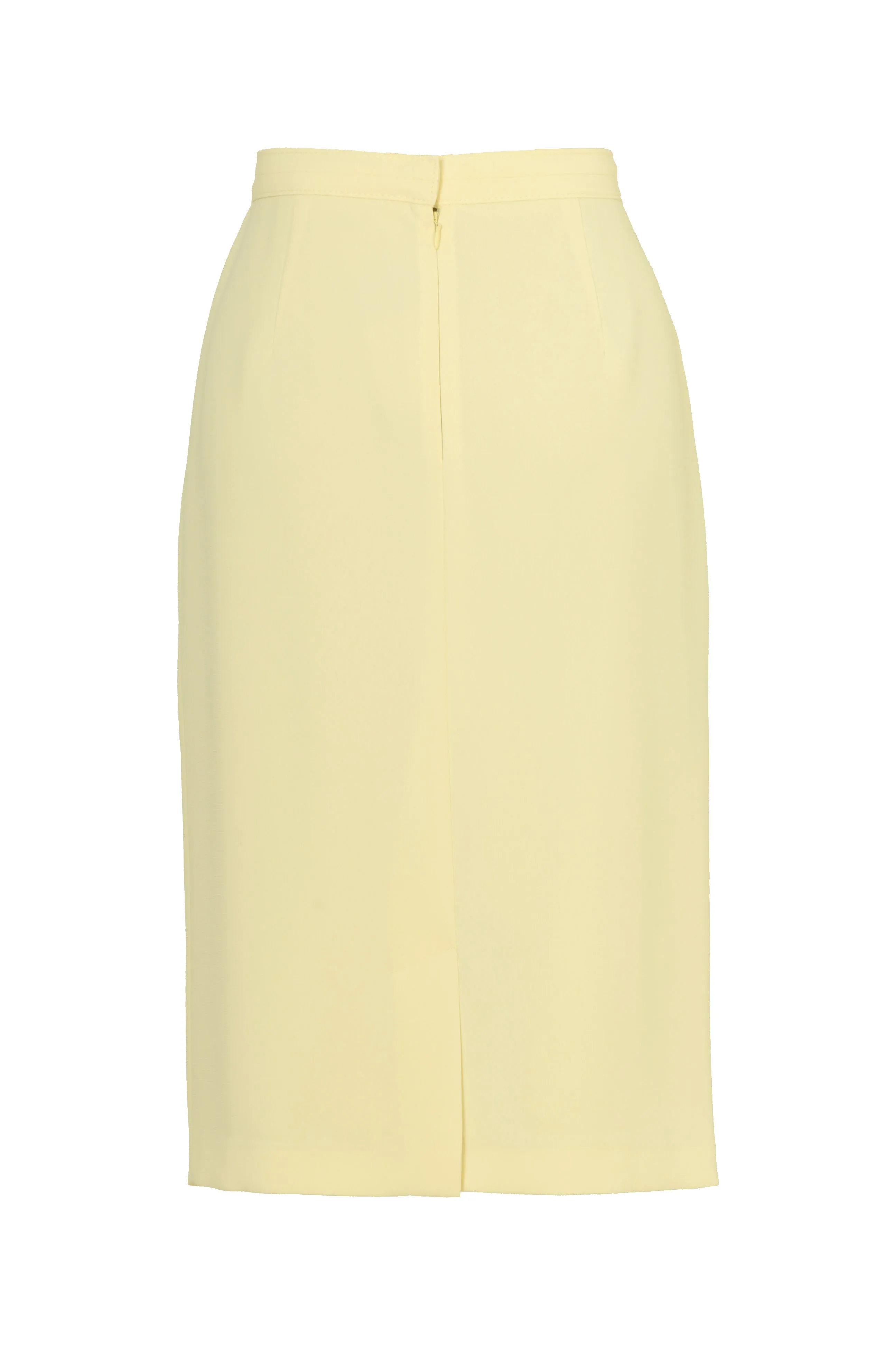 Busy Clothing Womens Lemon Yellow Pencil Skirt