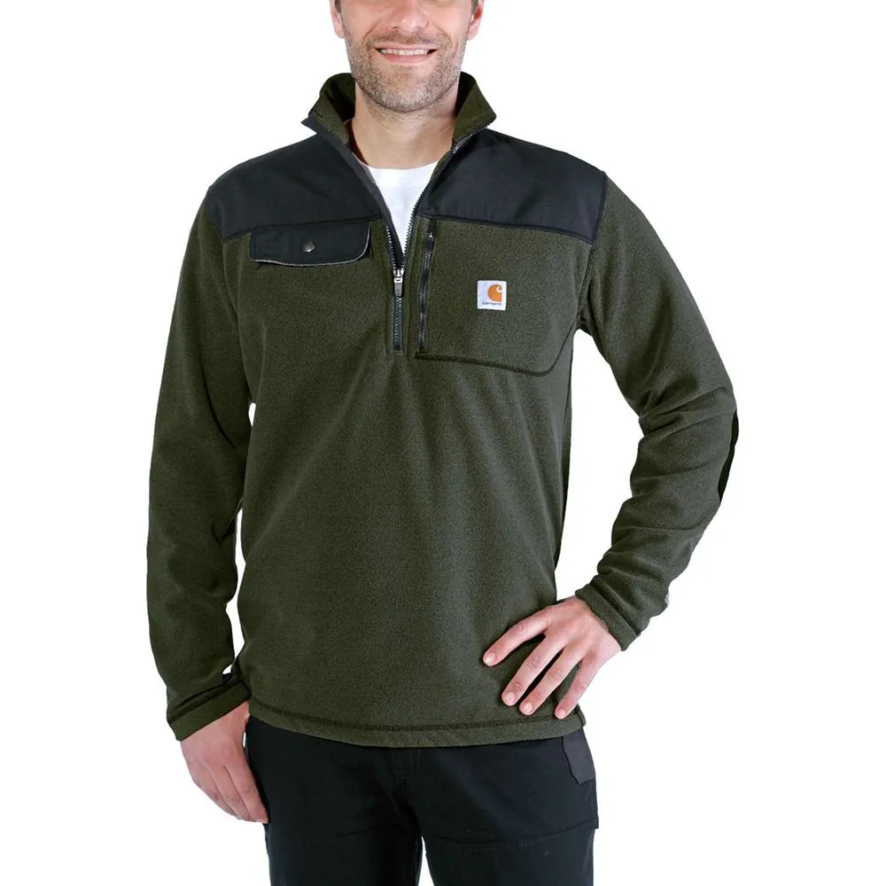 Carhartt&#x20;102836&#x20;Fallon&#x20;Half-Zip&#x20;Sweatshirt&#x20;-&#x20;Olive