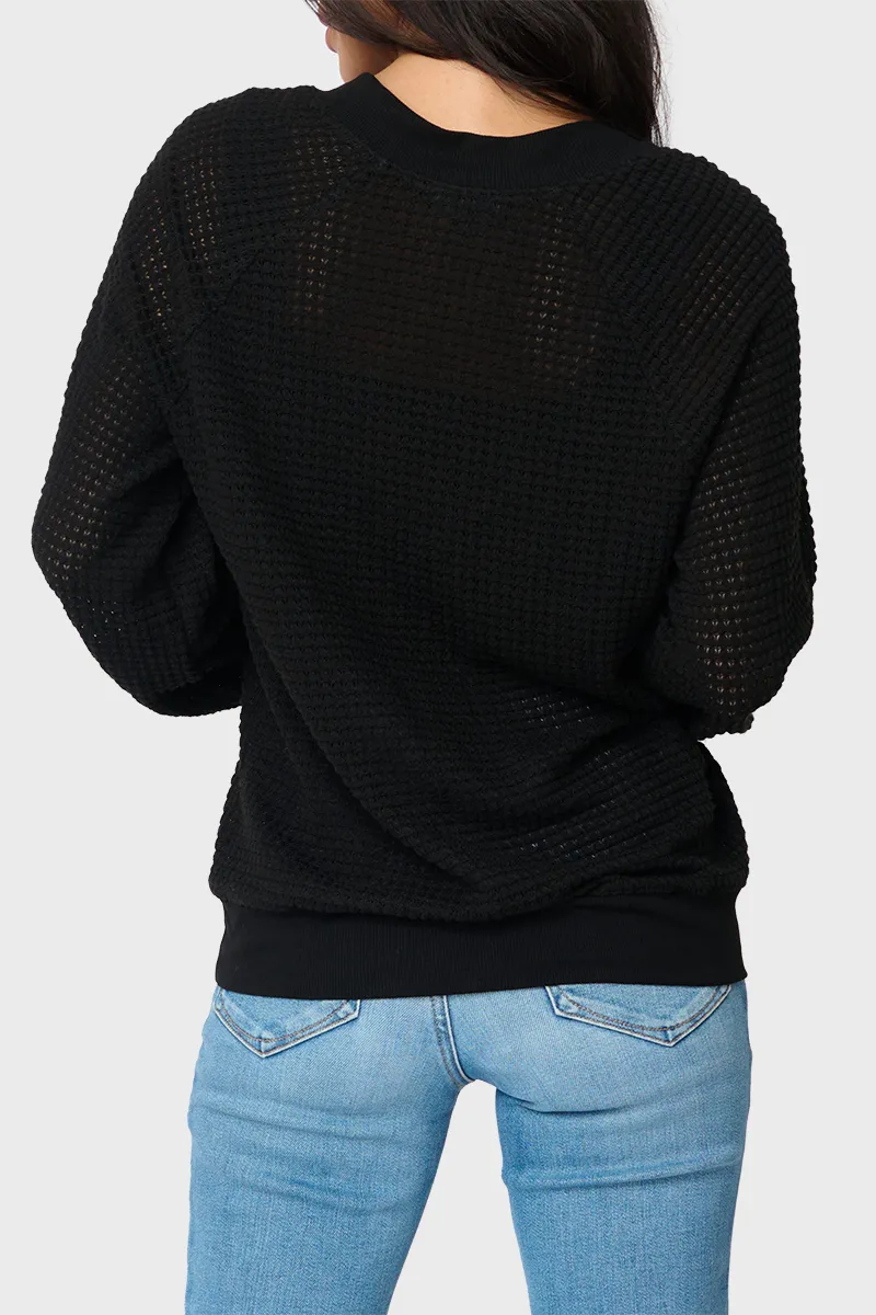 Courtside Open Weave Sweater