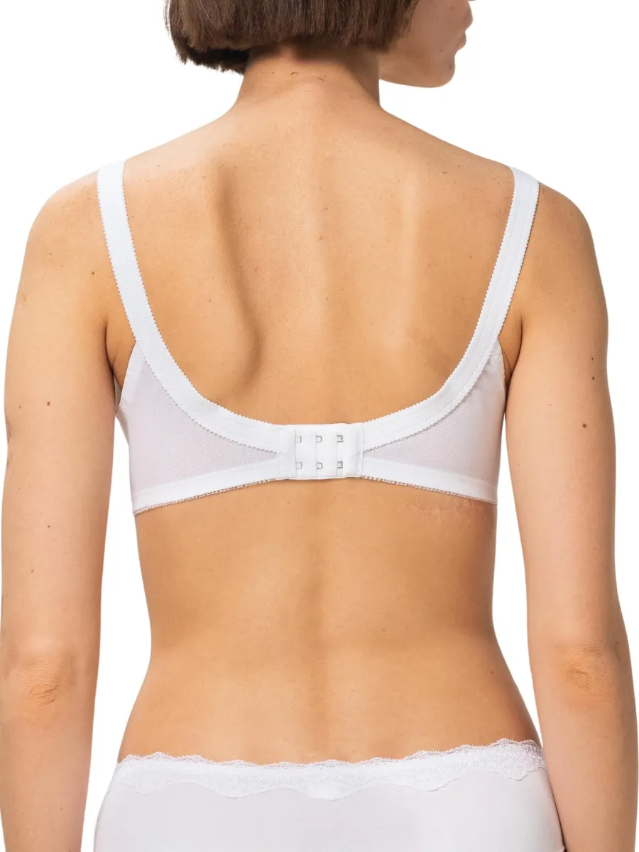 Doreen Classic Full Cup Bra - White