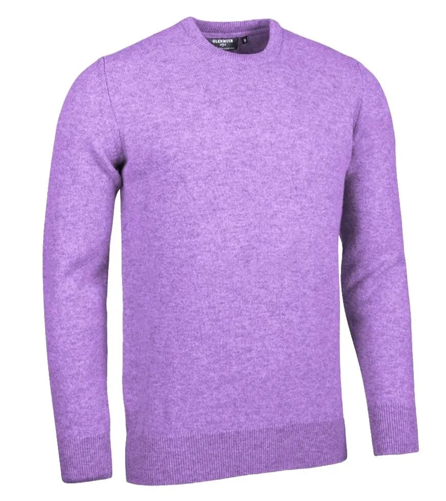 Glenmuir Mens Morar Lambswool Crew Neck Sweater