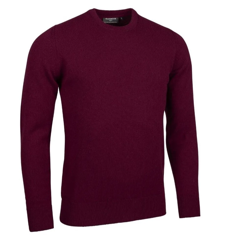 Glenmuir Mens Morar Lambswool Crew Neck Sweater