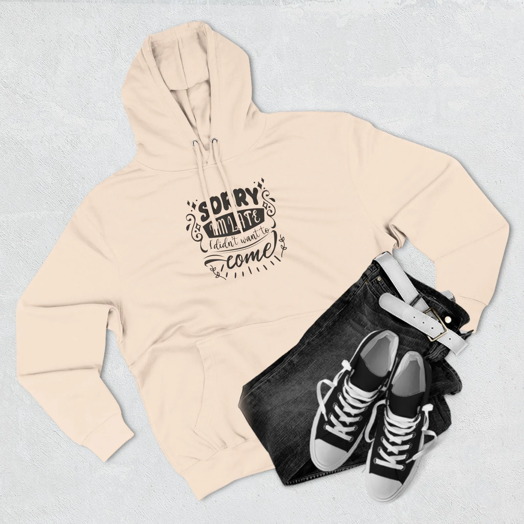 Hoodie Fleece With Funny Quote