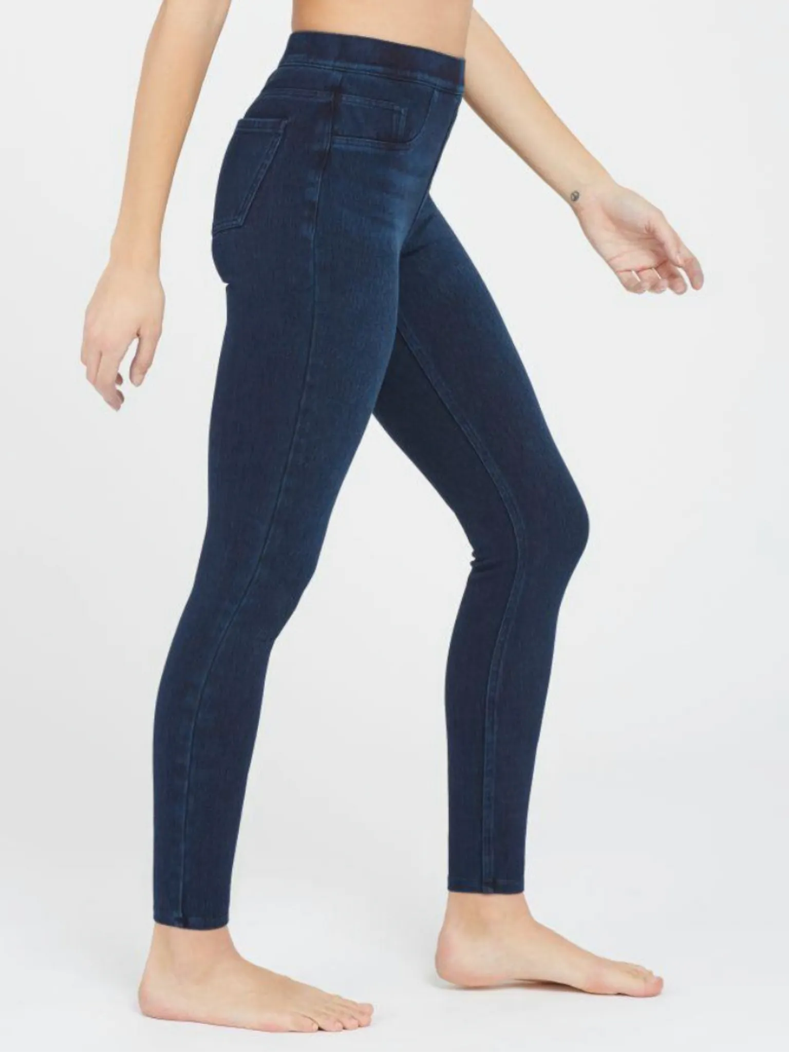 Jean-Ish®  SPANX Ankle Leggings - Twilight Rinse