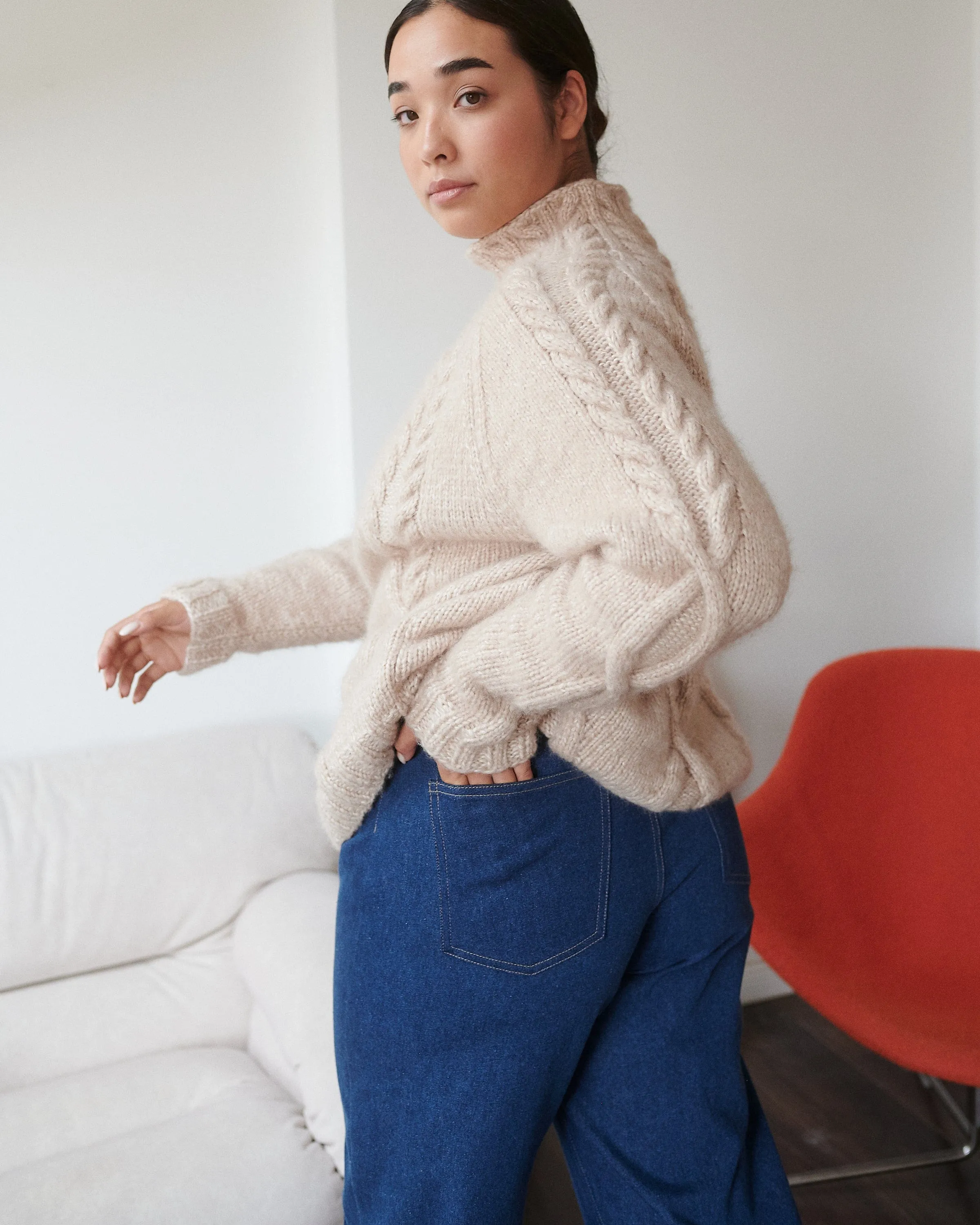 Ūla: Buckwheat Merino Wool Sweater