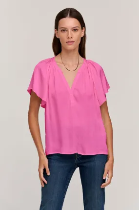 LORENA V-NECK BLOUSE