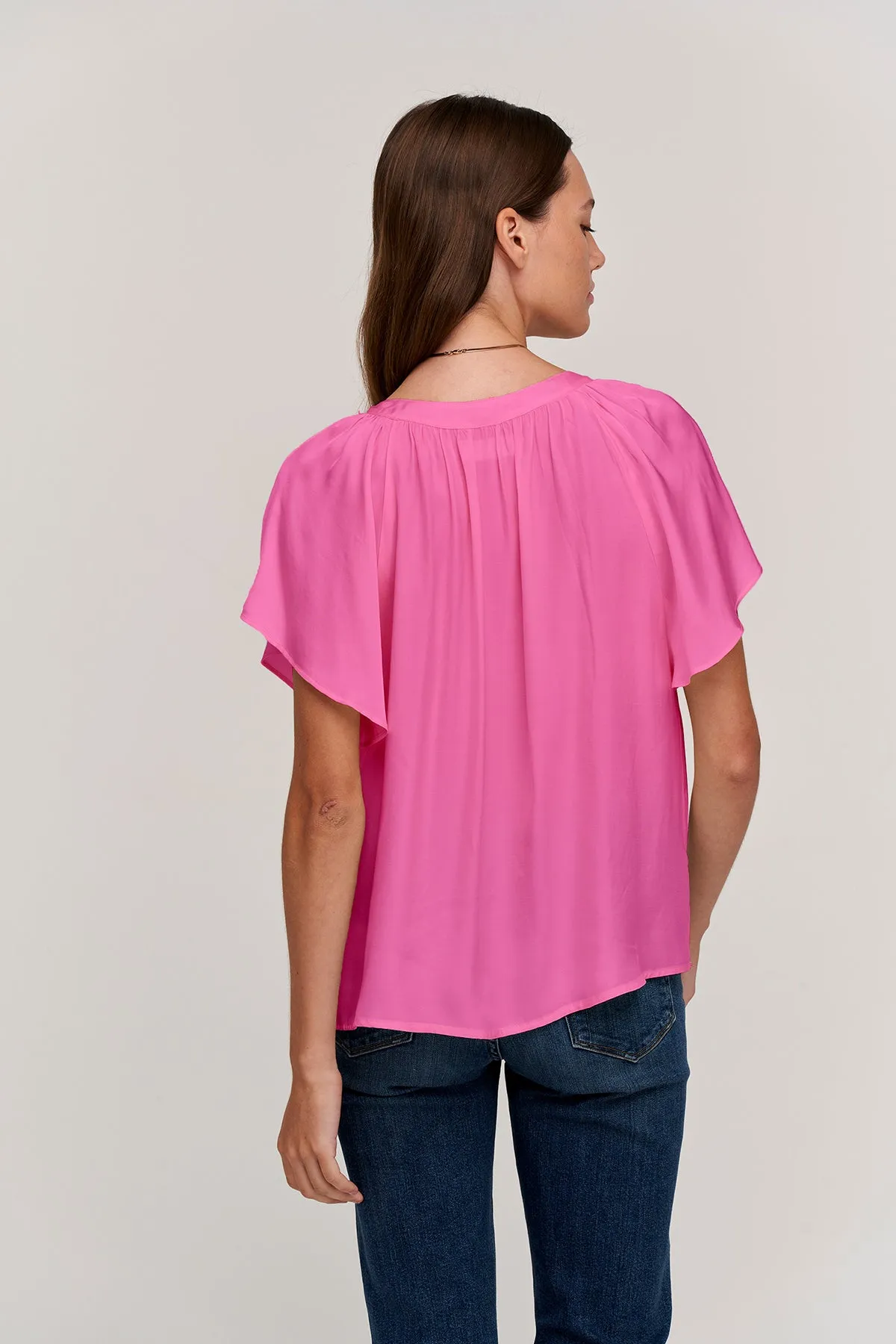 LORENA V-NECK BLOUSE