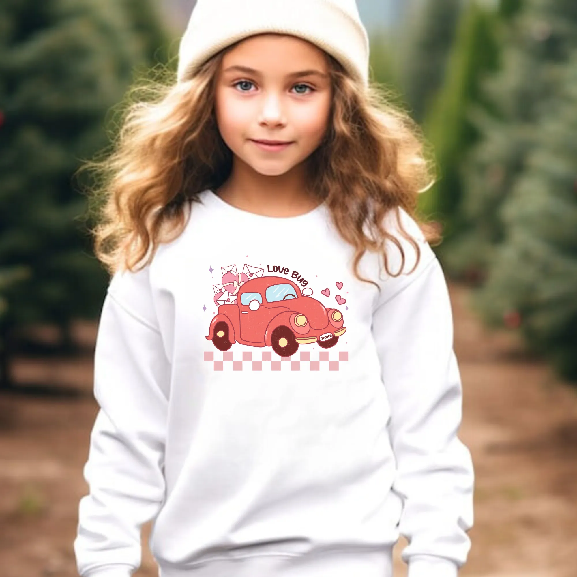 Love Bug Valentine's Day Shirt for Girls