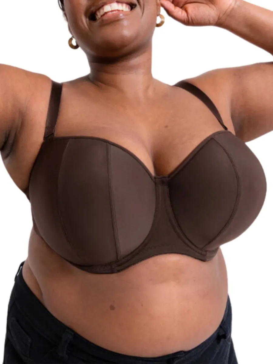 Luxe Strapless Bra - Cocoa