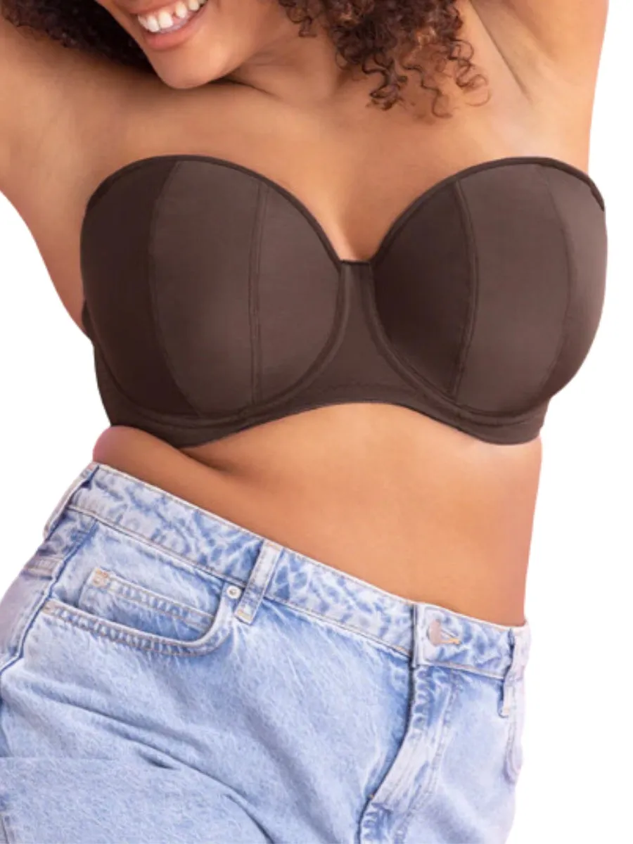 Luxe Strapless Bra - Cocoa