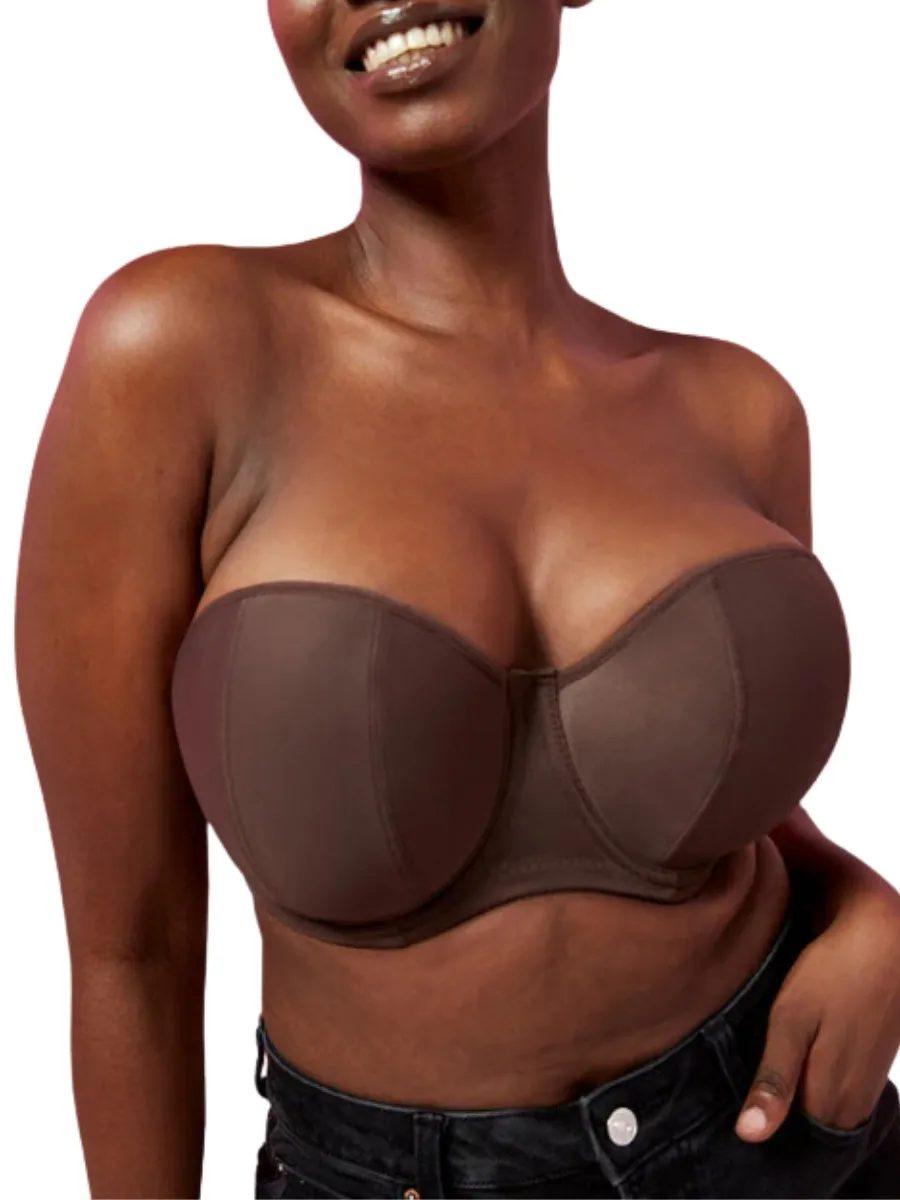 Luxe Strapless Bra - Cocoa