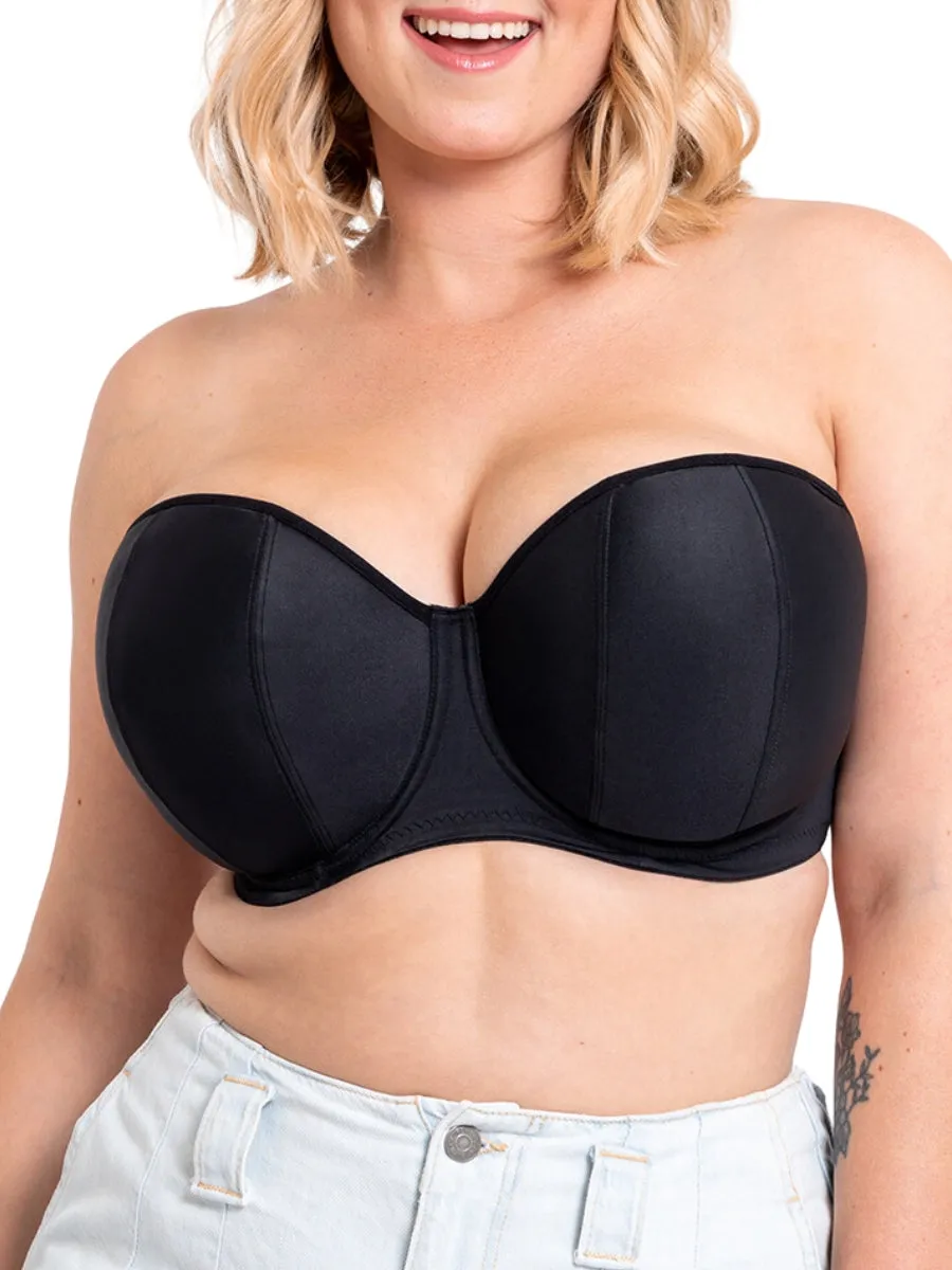 Luxe Strapless Bra - Jet Black