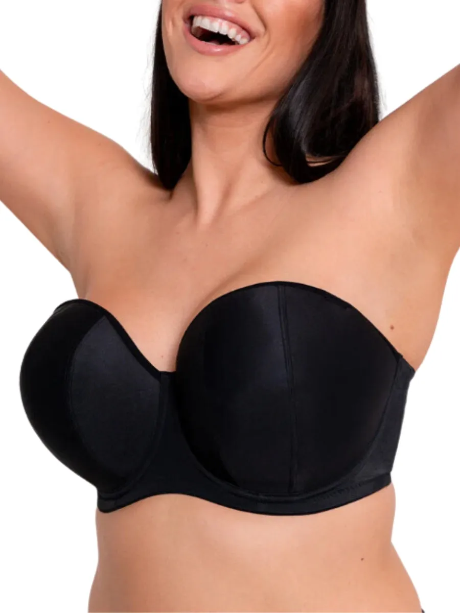 Luxe Strapless Bra - Jet Black