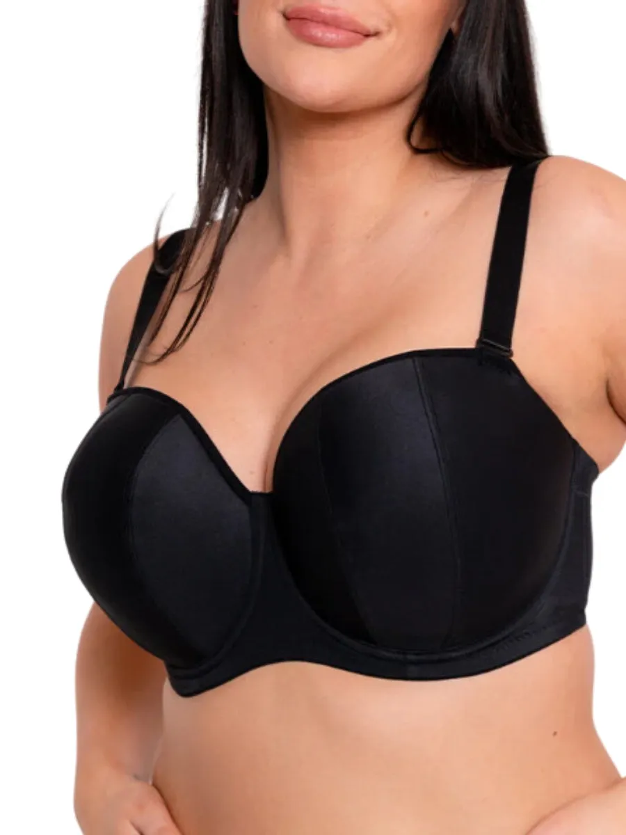 Luxe Strapless Bra - Jet Black