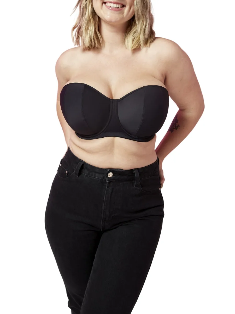 Luxe Strapless Bra - Jet Black