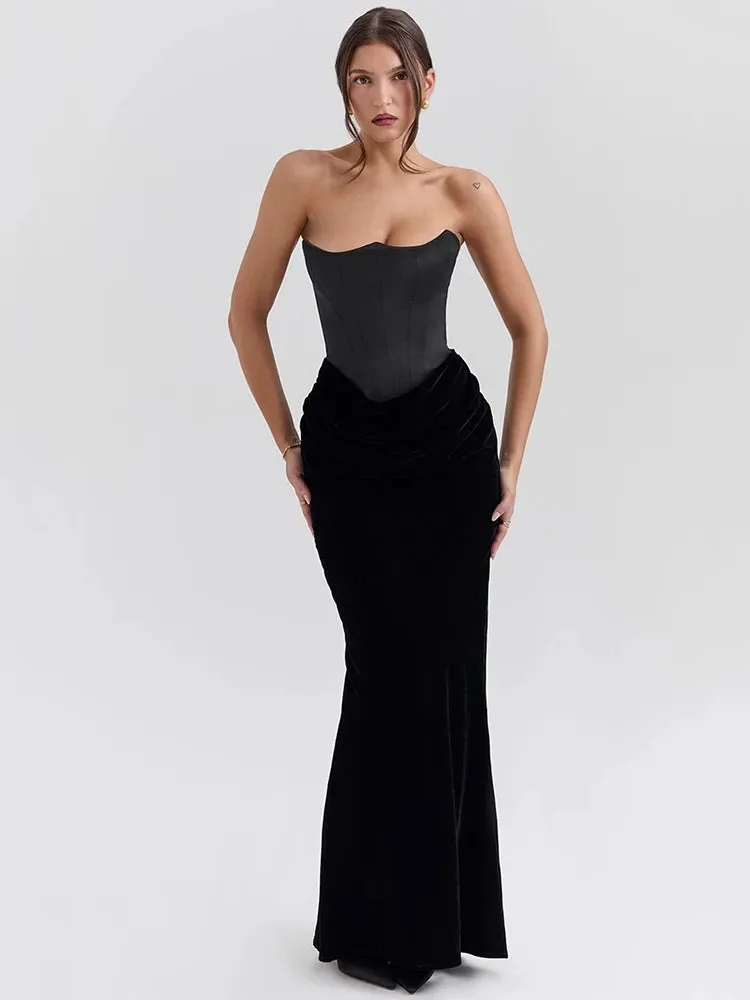 Marceline - Flattering strapless dress