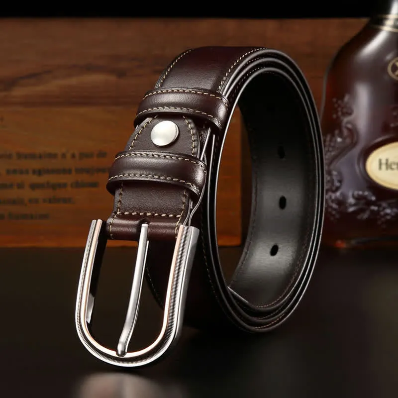 Men's Retro Double-Sided Stylish Leather Belt