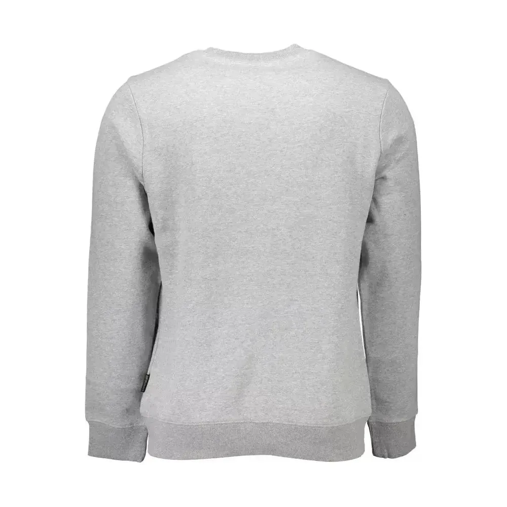 Napapijri Gray Cotton Men Sweater