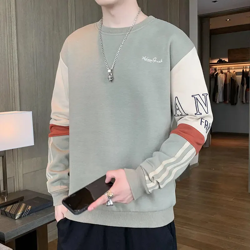 New Korean Style Trendy Men's Casual Sweatshirt