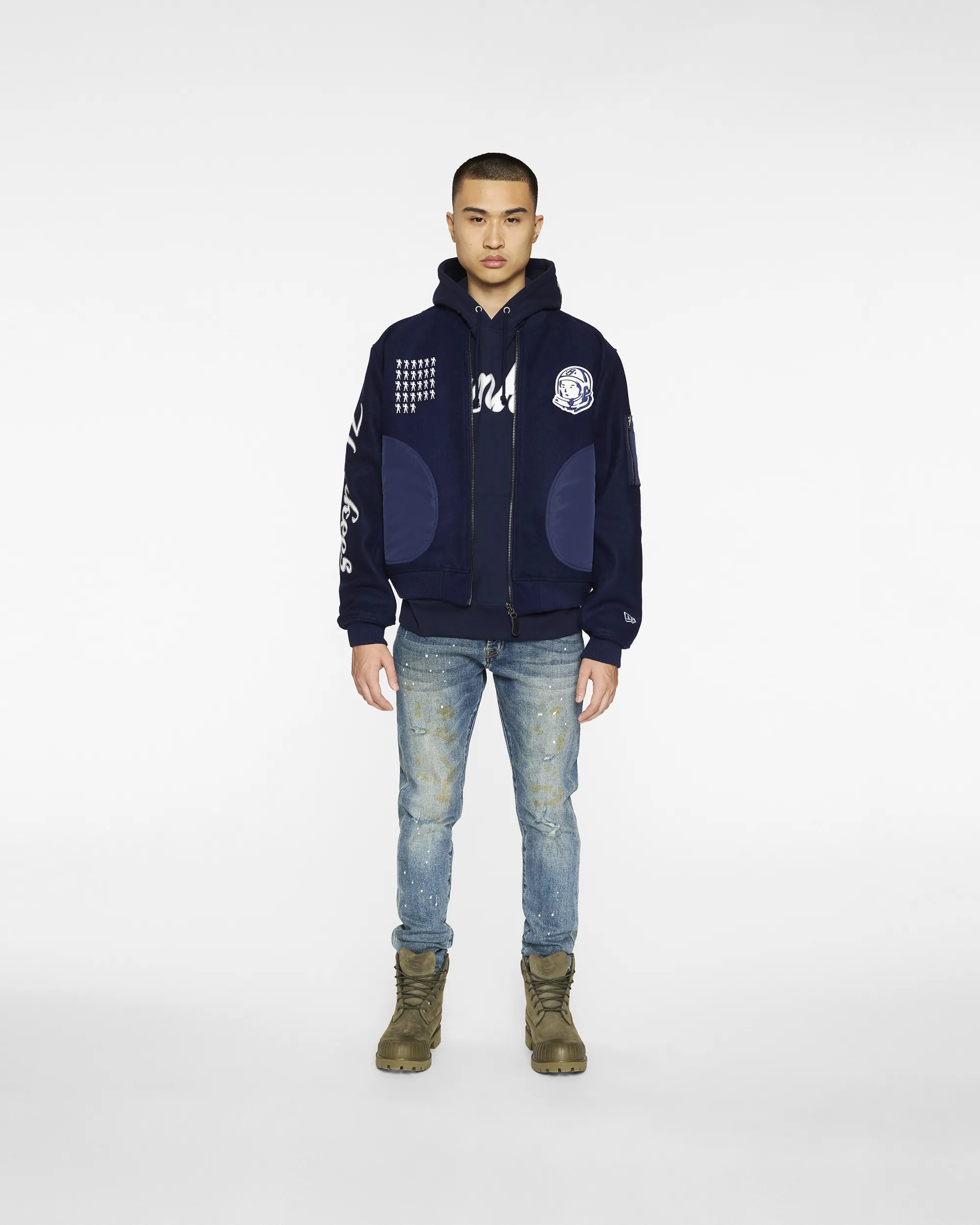 NY Yankees Heart & Mind Wool Bomber