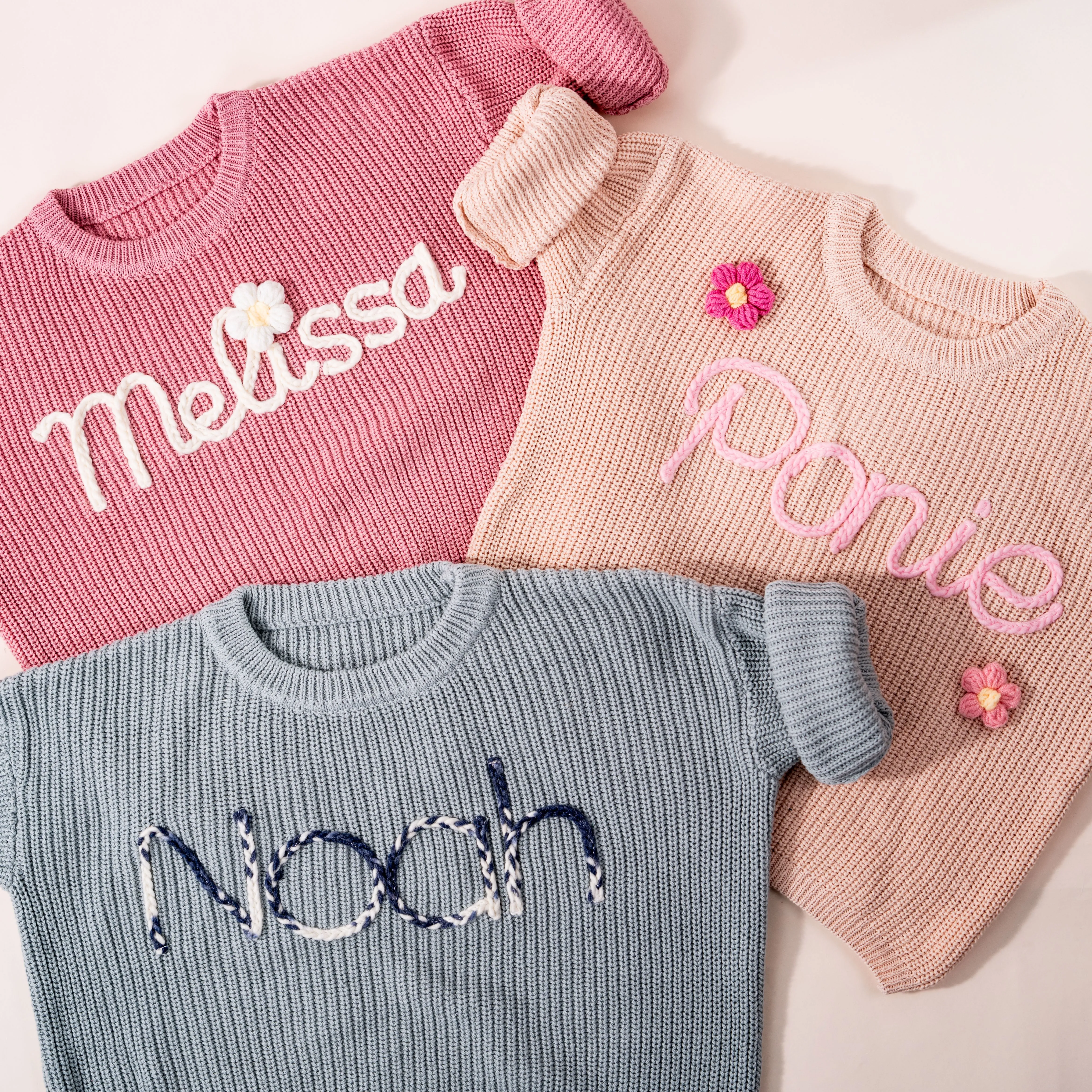 Personalized Baby Sweater With Name, Toddler Knit Sweater, Personalized Baby Gifts KS01