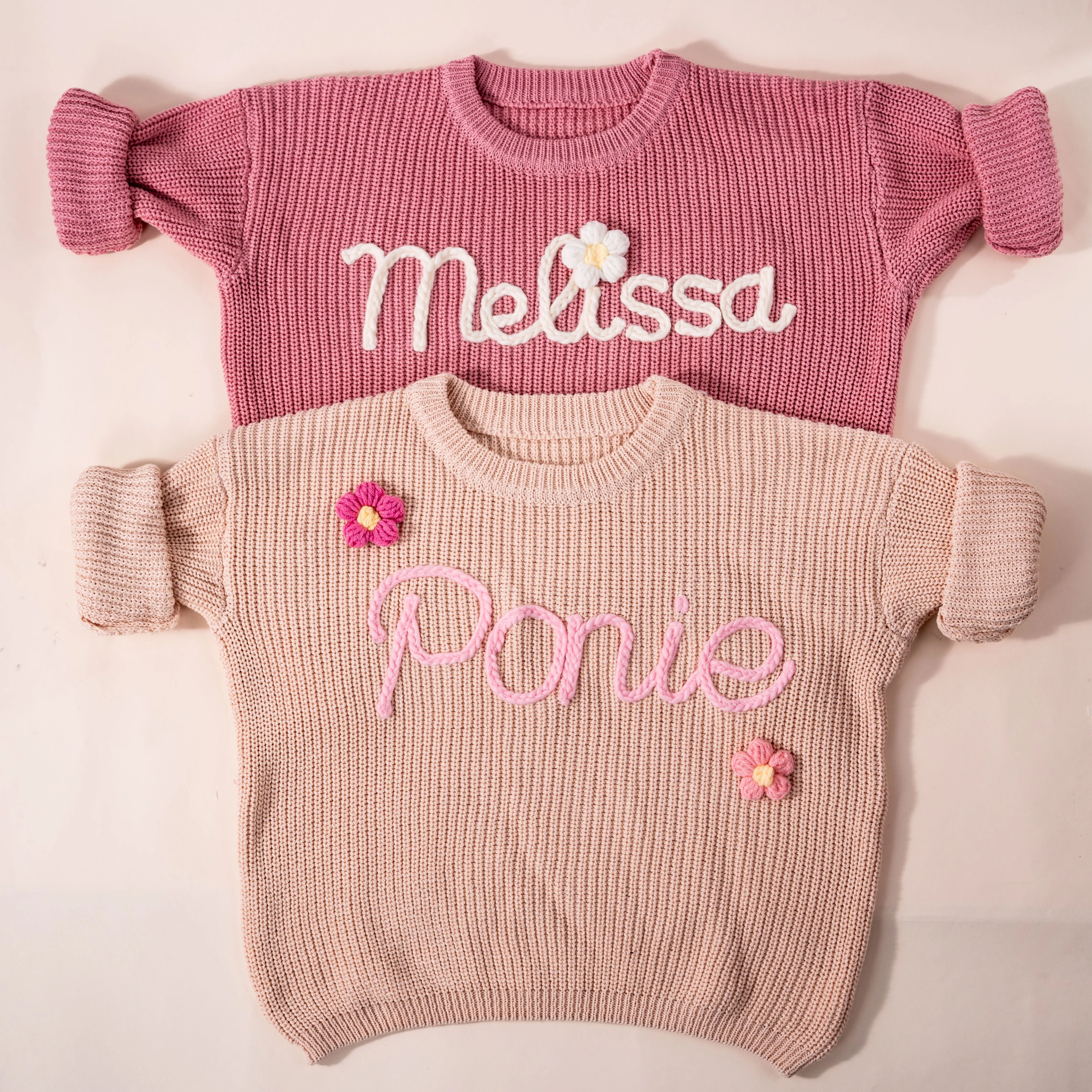 Personalized Baby Sweater With Name, Toddler Knit Sweater, Personalized Baby Gifts KS01