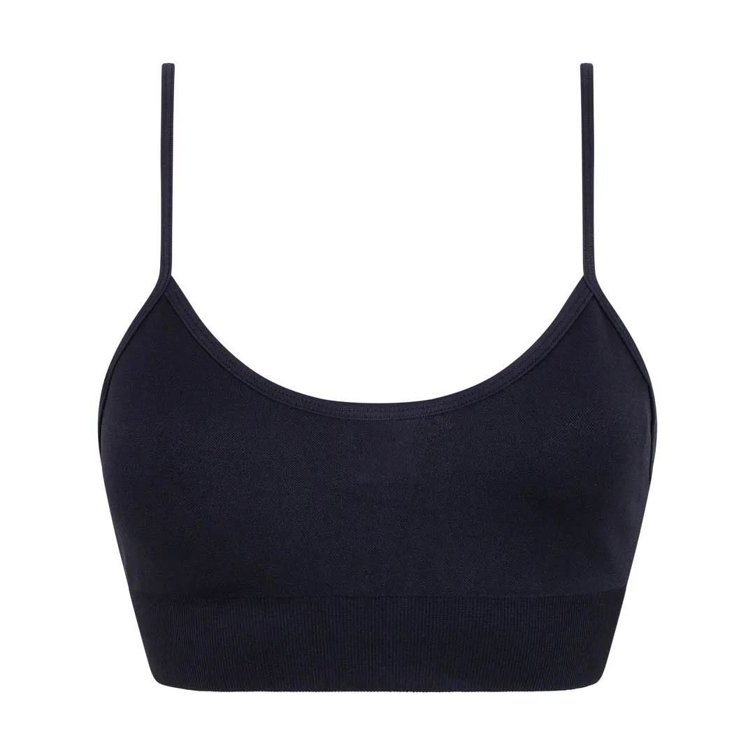 Silky Active Bra Top - Black