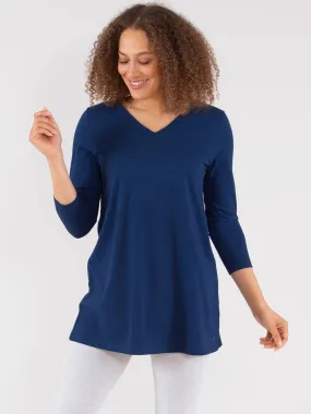 Throop tunic midnight