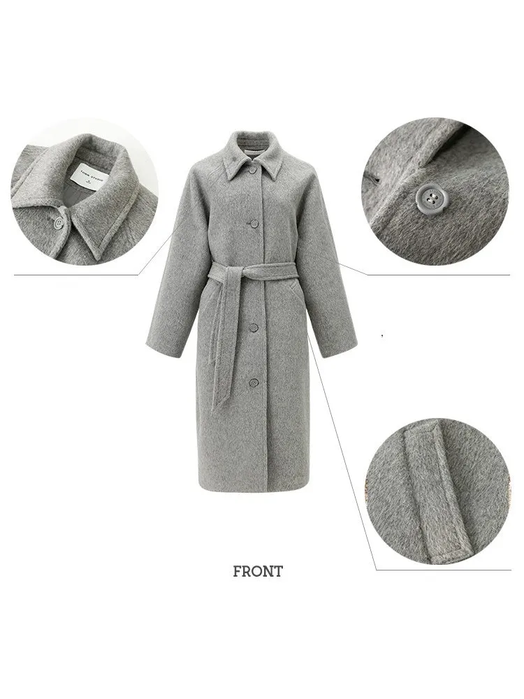 Wool Blend Balmacan Coat【s0000004995】