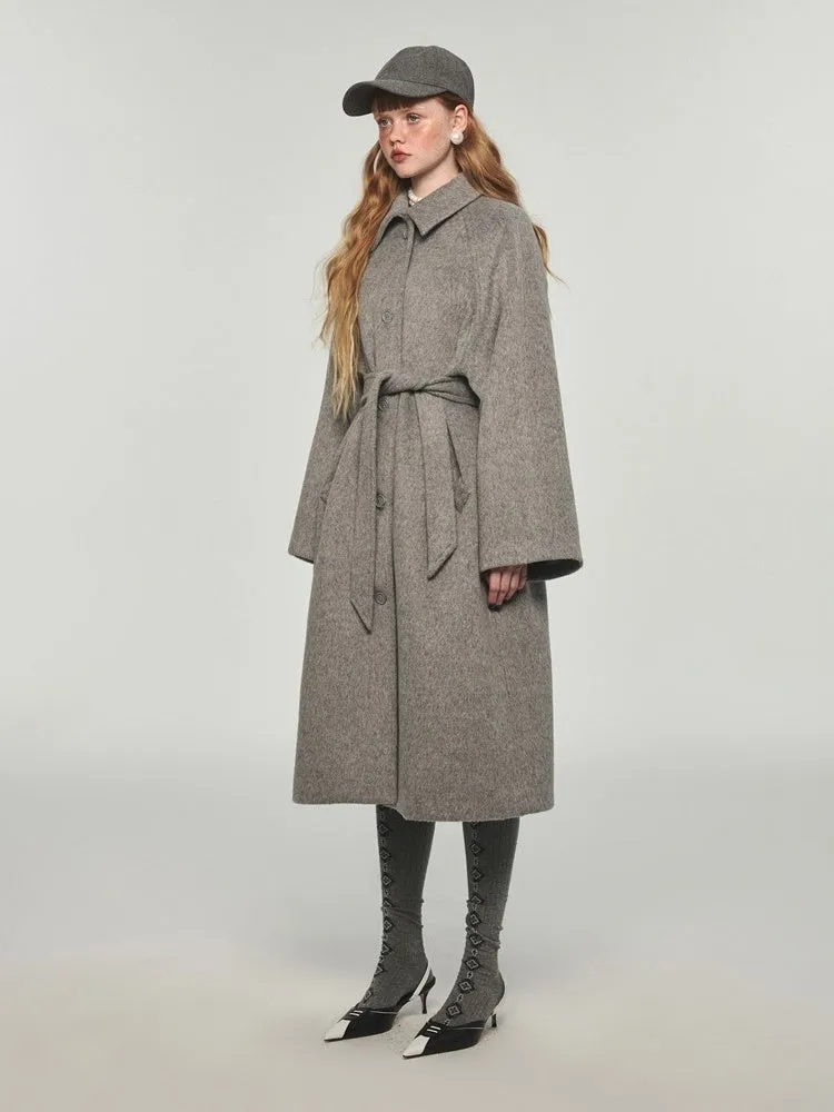 Wool Blend Balmacan Coat【s0000004995】